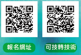 報名網址、可技轉技術連結 QR code